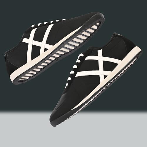 Cruiser Mens Sneakers | Casual Shoes | Experience Comfort & Style with Soft Cushioned Insole | Trendy Lace-Up Design Sneaker (2579)