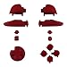 eXtremeRate Red Repair ABXY D-pad ZR ZL L R Keys for Nintendo Switch Pro Controller, Glossy DIY Replacement Full Set Buttons with Tools for Nintendo Switch Pro - Controller NOT Included