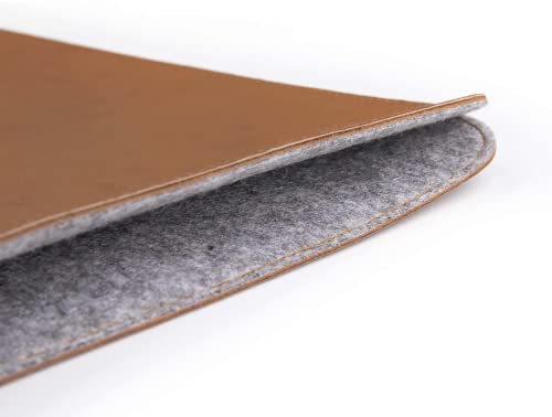 Comfyable LS-LHL-21-13-B-1 Laptop Sleeve 13 Inch Precisely Compatible With Macbook Pro M2 2022 M1 2020-2016 & Mac Air M3 2024 M2 2022 M1 2020, Not Fit Old Versioned Mba/Mbp, Faux Leather Cover Case thumb #10
