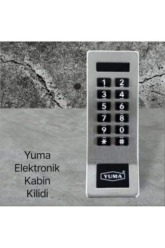 Elektronik Şifreli Kabin Kilidi; Model YM-Kbn, Gri