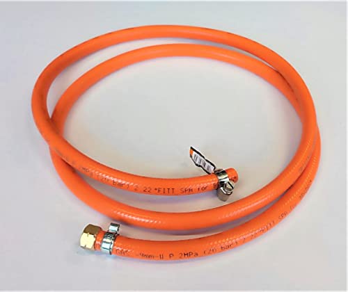 ZaTeChS Propan Butan Tuyau de gaz 150cm (1.5m) | 20 Bar | Ø9mm | 1/4