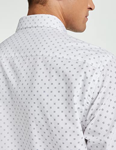 Image of Diverse Men's Cotton Printed Full Sleeve Regular Formal Shirt