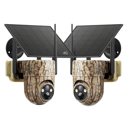 Oculview 4G LTE Cellular Trail Camera with Pre-installed SIM Card, 2K Live Streaming, 360°...