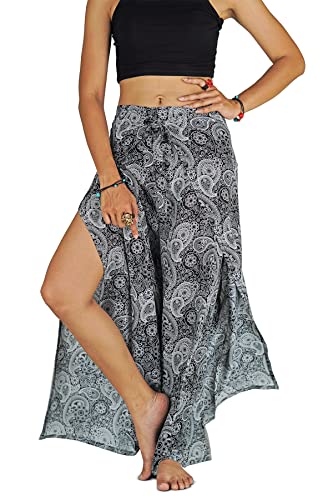 Your Cozy Damen Boho Palazzo Hose – Weite Haremshose für Yoga, Reisen &...