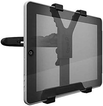 Car Headrest Mount Tablet Holder Rotating Cradle Back Seat Dock Stand Kit Black for Amazon Fire HD 10, 8, Kindle DX, Fire, HD 6, 7, 8.9, HDX 7, 8.9