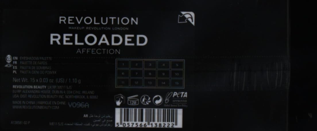 MAKEUP REVOLUTION LONDON Re-Loaded Palette Affection Far Paleti