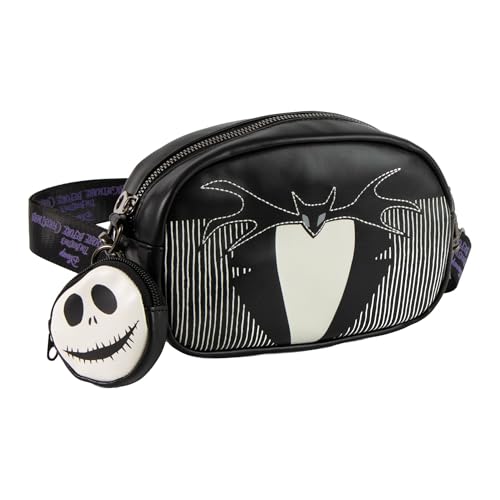 Sac L'Étrange Noël de Monsieur Jack Cerdá cartable bandoulière noir
