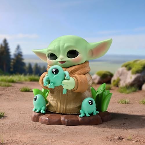 POP MART Star Wars Grogu Tiny But Mighty Series Figures, Disney-Star Wars Blind Box Action Figures, Random Design Collectible Toys for Home Decor, Birthday Gifts for Girls Boys Women Men, Single Box - 2