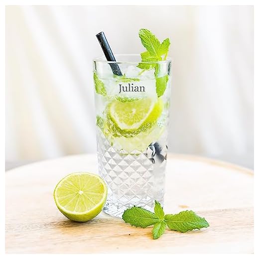 your surprise personalisiertes Mojitoglas - Das cocktailglas mit Namen ist das Cocktailglas für köstliche Cocktails mit einem Inhalt von 41,4 CL (Höhe: 15,4 CM)