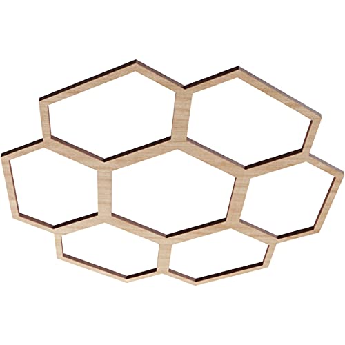 Image of Ekena Millwork 16 inchOD x 6 7 /8 inchID x 1 /4 inchT Florin Wood Fretwork Pierced Ceiling Medallion, Alder