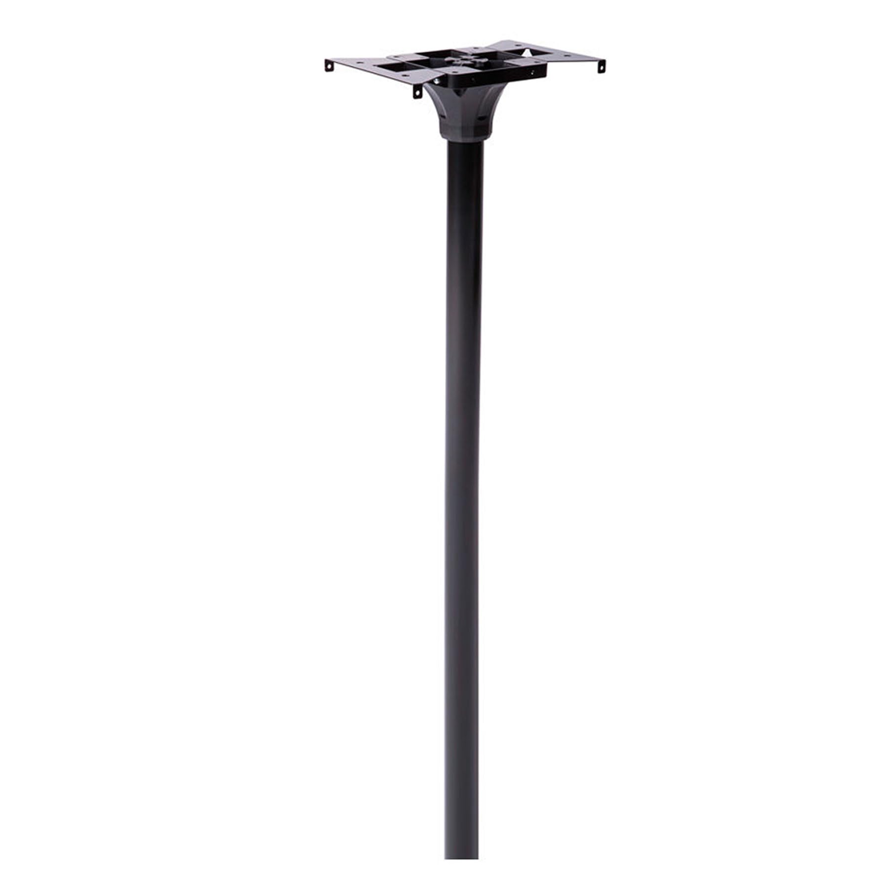 Architectural Mailboxes Coolidge Galvanized Steel Mailbox Post, Compatibility Code F, 7511B-10, Black