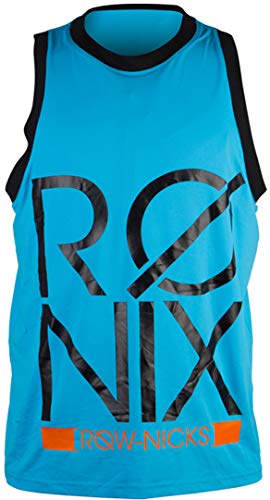 RONIX Phonetic Riding Jersey Tank Top Azure, M Cover