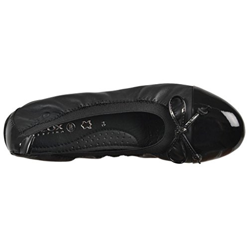 Image of Geox Cpiuma22 Ballerina Flat (Toddler /Little Kid /Big Kid),Black,39 M - 6 Yth