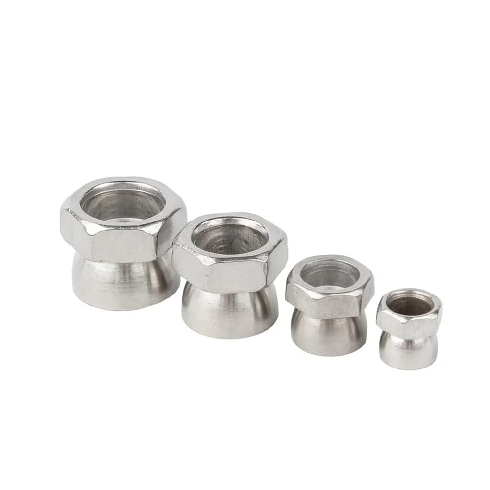 Dado a Mano 2-10 Pezzi M6 M8 M10 M12 Dado a Strappo Taglio a Strappo Twist 304 Tappo Dado in Acciaio Inossidabile(M6-10pcs)