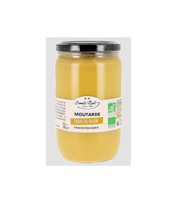 Mostaza de Dijon orgánica fuerte 700 g