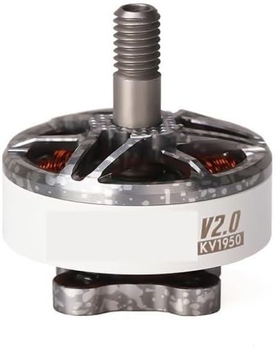 Motor V2306 V2.0 2306 1950KV 2400KV Brushless Motor 4~6S Lipo 5mm Shaft Fit For 5 Inch FPV Freestyle Quadcopter Drones (Color : 4PCS 2400KV Silver)