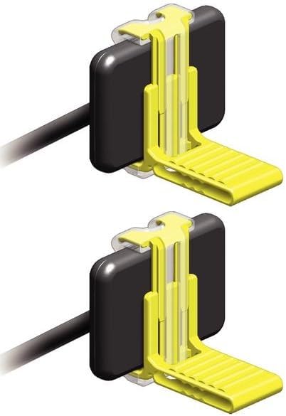 2/Pk Dental Universal Sensor XCP Color-Coded Digital Biteblock Refill Anterior Posterior Endo Bite Blocks (Posterior, Yellow)