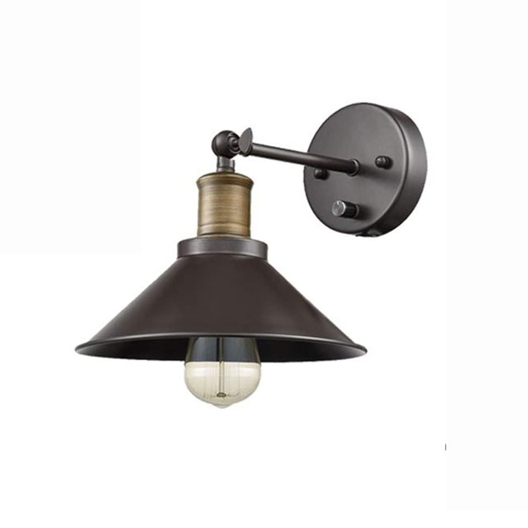 Aplique de pared retro industrial para crear un rincón de lectura acogedor en el salón