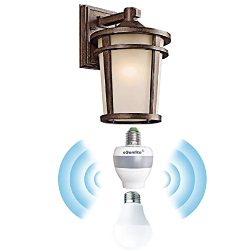 Esenlite EE101WLS-1 Motion Sensor Light Socket, Radar Motion Screw Led Cfl Incandescent Bulb Adapter thumb #6