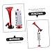 OHPHCALL 2pcs Handheld Cheer Air Horns Portable Hand Push Pump Sports Boating Signal Horns Loud for Sporting Events Parties Celebrations