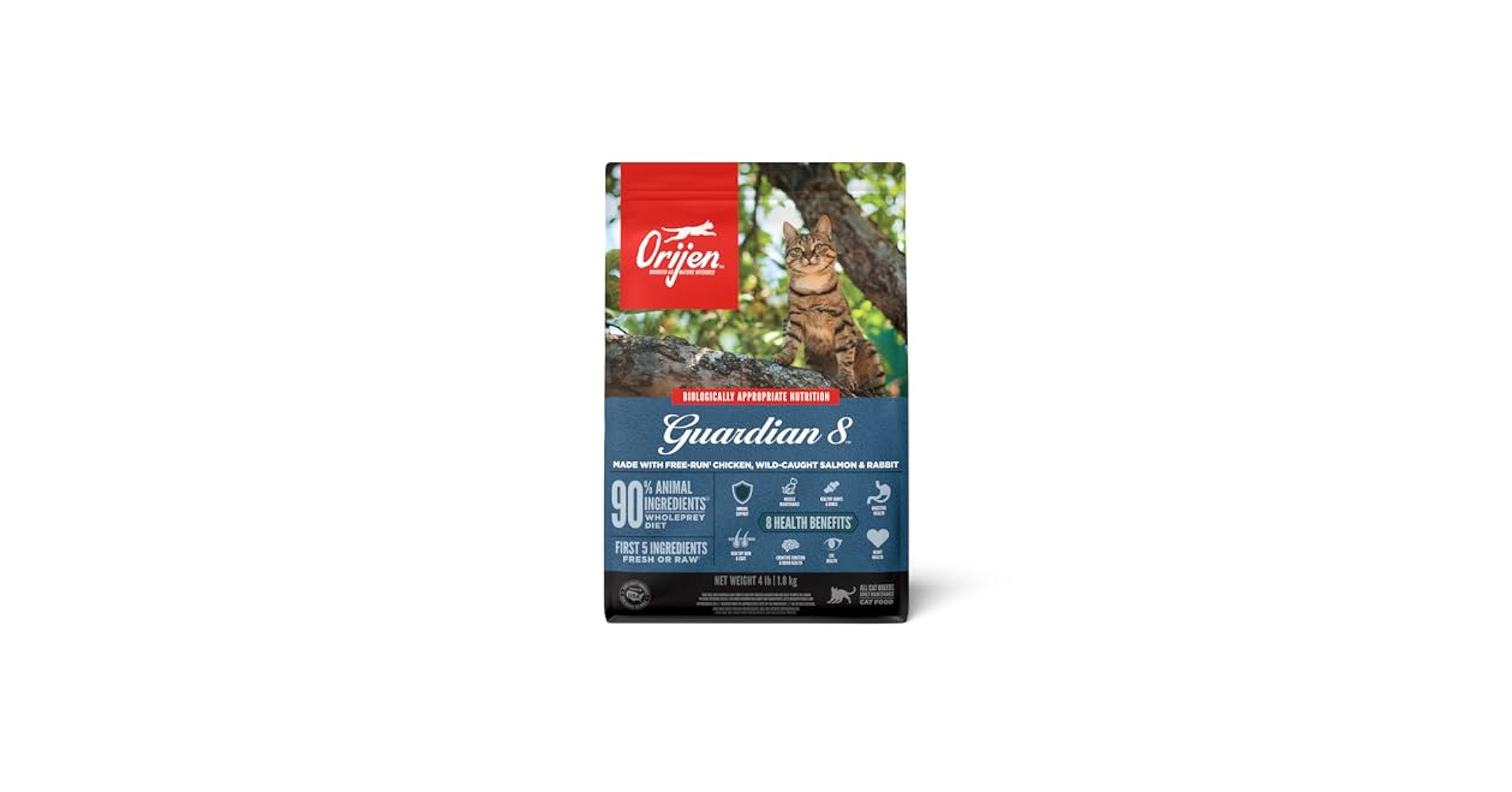 Orijen Guardian 8 ドライフード 340g×5個 ORIJEN Guardian 8 Grain-Free High-Protein Premium Dry Cat