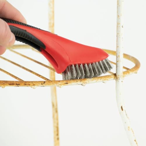 Image of Warner Soft Grip Stainless Steel Stripper Brush - 1 Each
