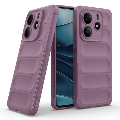 Image of Zapcase Back Case Cover for Mi Redmi Note 14 5G | Compatible for Mi Redmi Note 14 5G Back Cover | Liquid Silicon Magic Case with Camera Protection | Lavender