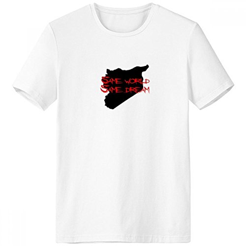 T-shirt blanc x-large col ras du cou haut homme coton multicolore