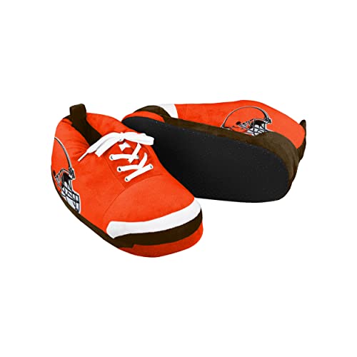 Image of FOCO Mens NFL Team Logo Plush Oversized Sneaker Slippers