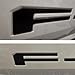 Tailgate Insert Letters Compatible with f150 2021 2022 2023 2024 3D Emblems with Strong Adhesive 250218 Matte Black