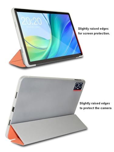 Case for Teclast M50 HD, 10.1 inch, Smart Case Cover for Teclast M50 HD with Multi-Viewing Angles, Comprehensive Protection. (Orange) - Image 4