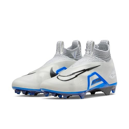 Image of Nike Alpha Menace Elite 3 White /Particle Grey /Opti Yellow /Black Mens Football Cleat.