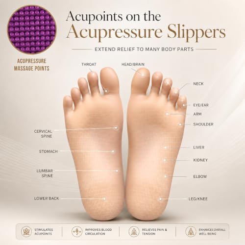 Image of ORTHO JOY House Slipper for Women's Care | Orthopaedic | Diabetic | Acupressure | Comfortable | MCR | Flip Flop Ladies and Girl's Home for Daily Use