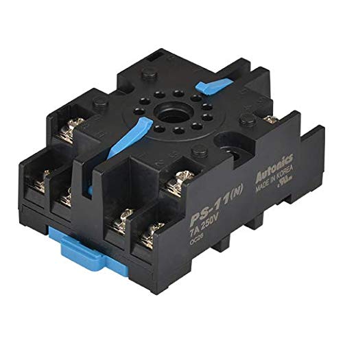 AUTONICS PS-11 11-PIN, for Surface OR DIN Rail MOUNTING, Socket, with Clip