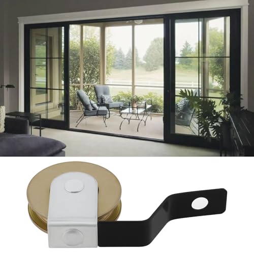 SG Store 4 Stück 2,5 cm konkave Stahlkugellager für Balkon, Schiebetüren, Hoftüren, M-förmige Rollen