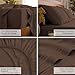Mellanni Queen Sheets Set - 4 PC Iconic Collection Bedding - Hotel Luxury, Extra Soft, Cooling Bed Sheets - Wrinkle, Fade, Stain Resistant (Queen, Brown)