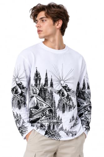 HYPE BORN Store HYPE BORN Men's Waffle T-Shirt Full Sleeve Boxy Fit - Image 4