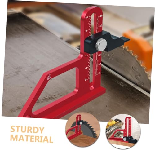 Scie à table et menuiserie optimisées par cette jauge de hauteur réglable en aluminium - 4