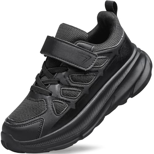 Boys Girls Shoes Kids Running Shoes Non Slip Athletic Walking Tennis Shoes Lightweight Sneakers for Toddler/Little Kid/Big Kid