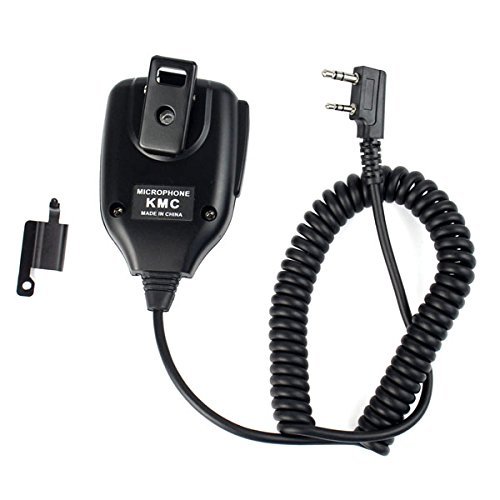 Image of Retevis Walkie Talkie Shoulder Microphone,Kevlar Cable,10 Pack