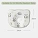 kornsurte Memory Foam Baby Pillow, Flat Head Baby Pillow, Portable Head & Neck Support Pillow for Small Boys and Girls, Anit-Slip Design