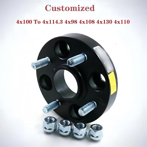 Entretoise de roue conversion 4x100 pour rassemblements tuning et pistes