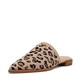 Anne Klein Women's Mule Slipper Vassar, Leopard, 10