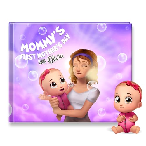 Personalized First Mother's Day Story Book &ndash; Custom Name Gift for Mommy's 1st Mother's Day,...