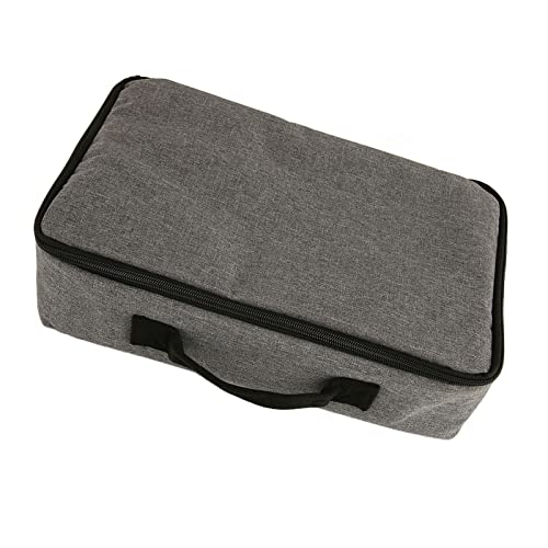 Funda portátil para proyector de 13,6 x 7,9 x 4 pulgadas, fabricada en nailon de alto rendimiento con asa resistente, color gris miniatura 7