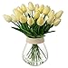 Produktbild 10 Stück Künstliche Blumen Unechte Blumen Tulpe Gefälschte Blume Tulpe Blumenstrauß Latex Blumen Seide Tulpe Real-Touch für Home Party Hochzeitsstrauß Garten Dekoration