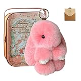 HItianya Fluffy Bunny Keychain, Fluffy Bunny Charms with Exquisite Box, Bunny In...