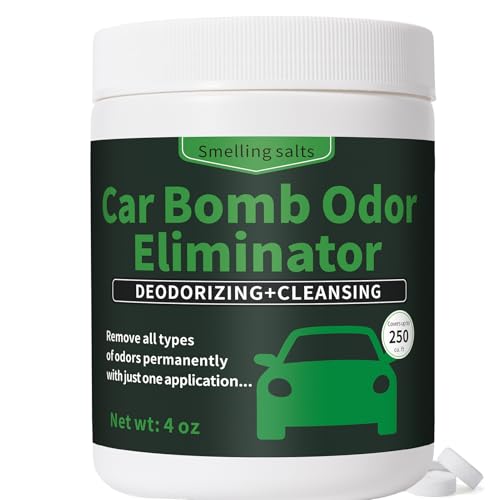 Car Bomb Odor Eliminator 4 oz – Odor Neutralizer for Home & Cars – Eliminates Smoke, Pet, and Food Odors – Treats Vehicle Interiors Up to 250 Cubic Feet