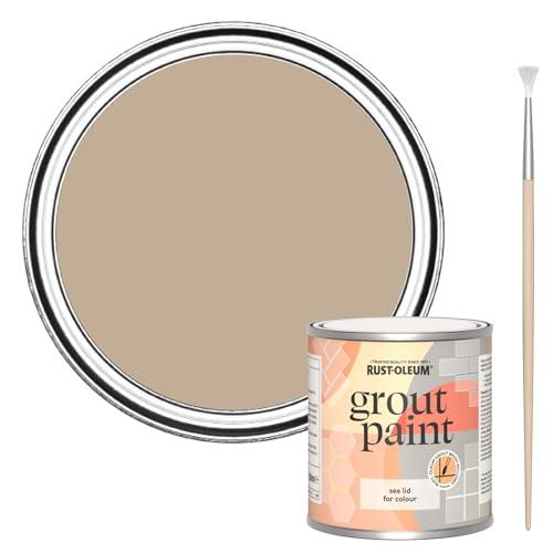 Rust-Oleum Brown Ultra-Durable Grout Paint - Salted Caramel 250ml