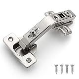 KNOKLOCK 2 Pack 135 Degree Cabinet Hinges Full Overlay Face Frame Lazy Susan Cabinet Cupboard Door H